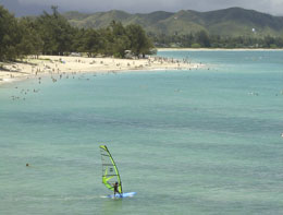 Kailua windsurfer